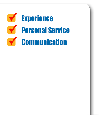Experience, Personal Service, Communication